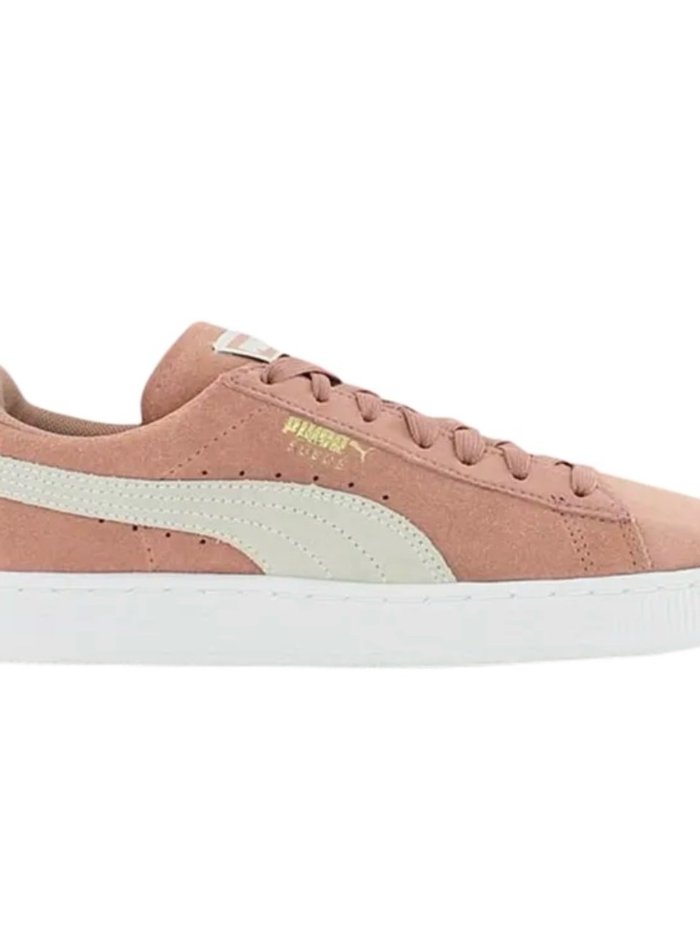 PUMA Suede Classic Women's Sneaker — Dusty Pink/White